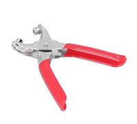 VBESTLIFE Jeu de Pinces à œillets en Métal, Outil de Poinçonnage de Rivets à œillets Polyvalent avec 100 Boutons de 4mm pour Tissu en Cuir