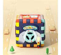 VBESTLIFE Jouet éducatif Hexaèdre pour bébé, Couleur Vive, Fonction de Conduite, Coordination œil-main, pour Garçons et Filles, Plastique 6,7 X 6,7 X 10,2 Pouces