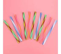 VBESTLIFE Jouet Rebondissant Multicolore pour Chat, Jouet Amusant en Forme de Ressort, Bonne élasticité, pour Propriétaires de Chats, Matériau en Nylon, 10 Pièces