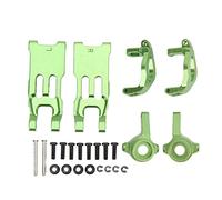 VBESTLIFE Kit Bras Oscillant RC Bras de Suspension Inf¨¦Rieur Avant avec Coupelle de Direction, Bras Inf¨¦Rieur Avant HBX 1/18, Accessoires RC,