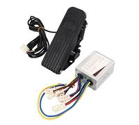 VBESTLIFE Kit D'accélérateur de Pédale de Contrôleur, 24V 350W Kit D'accélérateur de Pédale de Contrôleur à Deux Vitesses Kit de Conversion D'accélérateur de Pied de Contrôleur de Vélo