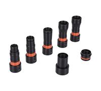 VBESTLIFE Kit D'Adaptateurs de Tuyau de Dépoussiérage 7 Pièces, Adaptateurs de Tuyau D'aspiration Rotatifs à 360 ° avec Soupape D'échappement, pour Ponceuses D'outils électriques de