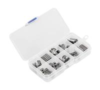 VBESTLIFE Kit d'assortiment de Circuits Intégrés, 10 Puces de Circuit intégré avec 85 Pièces, Ampli Opérationnel NE555 LM358 LM386 pour Projet électronique Domestique, Amplificateur Audio Polyvalent,