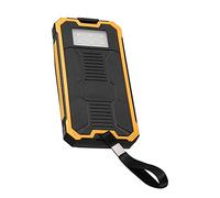VBESTLIFE Kit de Bricolage Solaire 20 000 MAh, Charge Rapide, Double USB, étui de Banque d'alimentation Mobile pour Les Voyageurs (Yellow)