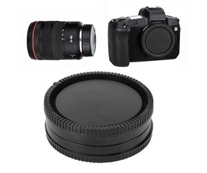 VBESTLIFE Kit de Capuchon D'objectif Arrière pour Appareil Photo NEX, Ensemble de Couvercles de Protection Contre la Poussière 2 en 1 avec Conception Universelle à 3 Encoches pour