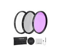 Filtre d'objectif / bague GENERIQUE VBESTLIFE Kit de filtres pour objectifs UV CPL FLD 3 en 1 avec pochette