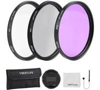 Filtre d'objectif / bague GENERIQUE VBESTLIFE Kit de filtres pour objectifs UV CPL FLD 3 en 1 avec pochette