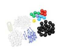 VBESTLIFE Kit de Modèle Moléculaire, Chimie Organique, 135 Pièces d'atomes et de Liaisons en PP, Ensemble de Carbone pour l'enseignement en n Laboratoire et en Sciences