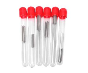VBESTLIFE Kit de Nettoyage de Buse D'imprimante 3D, Aiguilles en Acier Inoxydable 0.15-0.4mm pour Accessoires de Nettoyage D'extrudeuse D'imprimante 3D 60 Pièces (rouge)