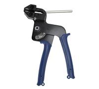 VBESTLIFE Kit de Pistolet à Cravate en Métal, Pistolet à Cravate en Acier Inoxydable et 100pcs 4,6 X 300 Mm de Câbles en Acier Inoxydable, Outil de Cravate Zip