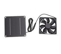 VBESTLIFE Kit de Ventilateur à énergie Solaire, Panneau Solaire 4W avec Ventilateur D'échappement pour Poulaillers Extérieurs, Serres, Niche pour Chiens