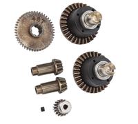 VBESTLIFE Kit D'engrenage de Moteur de Voiture RC Ensemble D'entraînement Différentiel pour SCY 16101 16102 16103 16201pro 1/16 Voiture RC