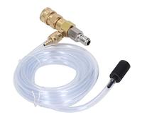 VBESTLIFE Kit D'injecteur de Produits Chimiques pour Nettoyeur Haute Pression, Distributeur de Savon 5000 PSI avec Une Buse d'angle de Pulvérisation de 1/4 Pouces à 65 °, Connexion Rapide