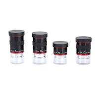 VBESTLIFE Kit Oculaire Ultra Grand Angle, 4 pièces Oculaire FMC à 68 Degrés avec Lunette Astronomique Standard 1,25 Pouce 6mm + 9mm + 15mm + 20mm pour Téléscope