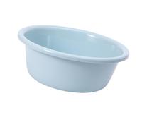 VBESTLIFE Lavabo Rond en Plastique épais pour la Maison et le Dortoir des étudiants, Bleu de Petite Taille 12 Pouces pour le Lavage du Visage et la Lessive