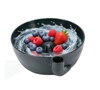 VBESTLIFE **Lave-fruits à Rotation Automatique Berry avec drainage** | Panier à Baies PLA avec égouttoir, Essoreuse à Légumes et Fruits pour la Cuisine, Cadeau de Pendaison de Crémaillère