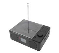 VBESTLIFE Lecteur CD avec Haut-parleurs, Son Stéréo HiFi pour la Maison, Lecteurs de Musique CD Rétro Bluetooth, Radio FM avec Télécommande, Prise en Charge de la Lecture USB et AUX