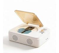 VBESTLIFE Lecteur CD Bluetooth, Lecteur CD Rétro Portable avec Prise Casque de Télécommande USB AUX, pour Les Voyages à Domicile et au Bureau