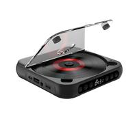 VBESTLIFE Lecteur CD Portable avec Bluetooth 5.3, Deux Haut-parleurs Stéréo, Rechargeable, écran LCD, pour la Maison et la Voiture, Compatible avec la Lecture de CD, AUX, USB et MP3. (Black)