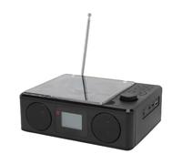 VBESTLIFE Lecteur CD Portable avec BT et Télécommande, Haut-Parleur Rechargeable Prend en Charge la Carte Mémoire USB MP3 et la Radio FM, la Minuterie de Sommeil pour la Maison et