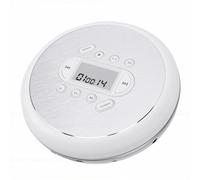 VBESTLIFE Lecteur CD Portable, Lecteur CD de Musique avec écouteurs | Petit Lecteur CD, Lecture Tous Formats, Protection Anti-saut, Fonction de Répétition, pour Voiture et Maison