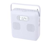 VBESTLIFE Lecteur CD Portable, Lecteur de Musique CD MP3 Bluetooth de Bureau avec Haut-parleurs HiFi et Radio FM, pour Les Voyages en Plein Air à la Maison
