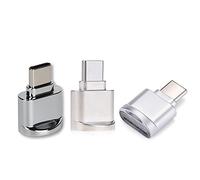 VBESTLIFE Lecteur de Carte USB Type C, Lecteur de Carte Mémoire Flash TF en Alliage D'aluminium, Adaptateur OTG, Plug and Play