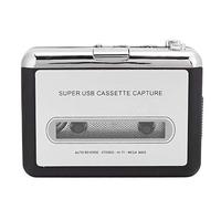 VBESTLIFE Lecteur de Cassette, Lecteur de Musique Audio avec câble USB, convertisseur de Cassette convertisseur de Cassette USB vers mp3,