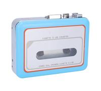 VBESTLIFE Lecteur de Cassettes, Convertisseur Numérique Portable vers MP3, Haut-Parleur intégré et Prise Casque 3,5 Mm, avec écouteurs (Blue)