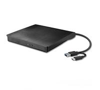 VBESTLIFE Lecteur de DVD Externe pour Ordinateur de Bureau | Lecteur Bluray Externe USB 3.0 Type C, Vitesse de Lecture 6X, Compatible avec DVD CD 3D 4K