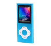 VBESTLIFE Lecteur MP3 32 Go, écran Couleur 1,8 Pouces, Bluetooth 5.3, Lecteur de Musique HiFi, Radio FM, Livre électronique, Enregistrement, Lecture Vidéo, pour Les Sports de Plein Air et (Blue)
