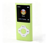 VBESTLIFE Lecteur MP3, écran LCD 1,8 Pouces Bluetooth 5.3 HiFi Lecteur de Musique sans Perte avec de Livre électronique FM Enregistreur Vocal, pour Le Sport, la Course à Pied, Les (Green)