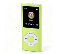 VBESTLIFE Lecteur MP3, Lecteur de Musique Bluetooth 5.3 avec écran LCD 1,8 Pouces, Radio FM, Ebook, Enregistreur Vocal, pour la Course à Pied en Salle de Sport (Green)