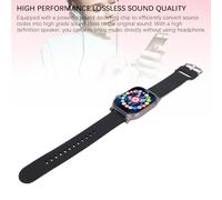 VBESTLIFE Lecteur Mp3 Portable avec Bluetooth 5.4, Lecteur de Musique avec écran Tactile et Bracelet HiFi HiFi Sound, Tracker de Fitness pour la Course Sportive (64G)