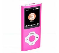 VBESTLIFE Lecteur MP3 Portable avec écouteurs, Lecteur Audio BT 5.3, for écoute Musicale et Usage Quotidien (Rosâtre)