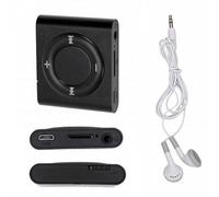 VBESTLIFE Lecteur MP3 Portable, Support de Carte Mémoire pour Loisirs (Black)