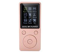 VBESTLIFE Lecteur MP4 Portable MP4 Lecteur de Musique Support Carte TF de 32 Go avec Écouteurs Lecteur MP4 de Cartes Slot pour Cartes TF avec Temps d'attente prolongé (Rose)