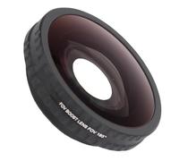 VBESTLIFE Lentille Grand Angle pour L'action 5 Pro, Cadre en Alliage en Aluminium Double Couche de Couche 180 ° Ultra Large Vue Lentille de Caméra