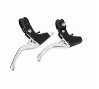 VBESTLIFE Leviers de Frein de Vélo de Montagne en Alliage d'aluminium, Légers et Durables, Poignées de Récupération Rapides Bleues pour Vélo (SILVER)