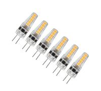 VBESTLIFE Lot de 10 Ampoules LED G4, Culot à Deux Broches à intensité Variable 2 W pour Lustre, Ventilateur de Plafond, Blanc Chaud 2700 K, 200 Lm sans Scintillement, Silicone, économie d'énergie