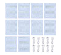 VBESTLIFE Lot de 10 Panneaux de Rétroéclairage LED CMJN pour Imprimantes 3D Lab P1, X1, A1 Series, Panneau PCB Lithophane, Lumière Chaude avec Câbles de Connexion pour Bricolage Artistique