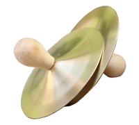VBESTLIFE Lot de 2 Cymbales à Main, Instruments à Percussion en Cuivre avec une Excellente qualité Sonore et une Poignée Facile à Prendre en Main, pour la Musique Précoce des Enfants, Entraînement