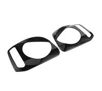 VBESTLIFE Lot de 2 Garnitures de Phare de Voiture pour 2007 2017, Protection de Phare avec Surface Résistante aux Rayures, Accent Extérieur Noir Mat, Construction ABS Durable, Adhésif sécurisé