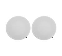 VBESTLIFE Lot de 2 Grilles de Haut-parleur Magnétiques en Métal, Diamètre Intérieur 4,8 Pouces, Diamètre Extérieur 8,11 Pouces, pour Caisson de Basses