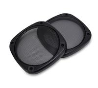 VBESTLIFE Lot de 2 Grilles de Protection pour Haut-Parleur de Plafond de 5 Pouces, Noires, pour Caisson de Basses de Voiture, Grilles Métalliques de Remplacement