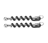 VBESTLIFE Lot de 2 Ouvre-bouteilles de Vin, Tire-bouchon Multifonction avec Poignée Ergonomique, Ouvre-bouteille de Bière en Acier Inoxydable pour la Cuisine à Domicile, Porte-clés Portable pour