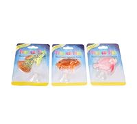 VBESTLIFE Lot de 3 Simulations de Poissons Tropicaux pour Aquarium, Faux Poisson-Ange Guppy en Silicone, Poisson Artificiel Réaliste, Beau Paysage pour Aquarium, Installation à Ventouse