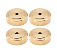 VBESTLIFE Lot de 4 Pieds de Planche à Découper en Laiton, Pieds D'isolation de Haut-Parleur, Pieds Absorbants Antidérapants pour Planche à Découper de Cuisine, Amplificateur HiFi de (30 * 20mm)