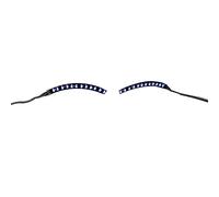 VBESTLIFE Lumière LED Sûre pour Faux Cils, Facile à Utiliser pour les Boîtes de Nuit, Halloween, Femmes, Pile Bouton X1 (BLUE)
