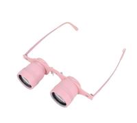 VBESTLIFE Lunettes de Pêche Binoculaire 10x34, Lunettes de Jumelles Paresseuses Mains Libres Légères pour la Pêche, L'observation des Oiseaux, L'opéra et Le Tourisme (Pink)